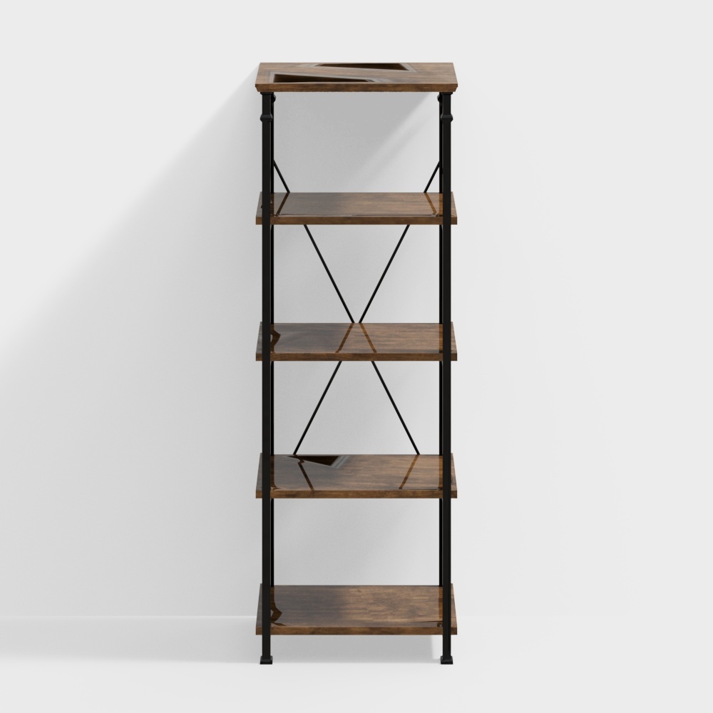 Oliver 75 Etagere Bookcase3D模型