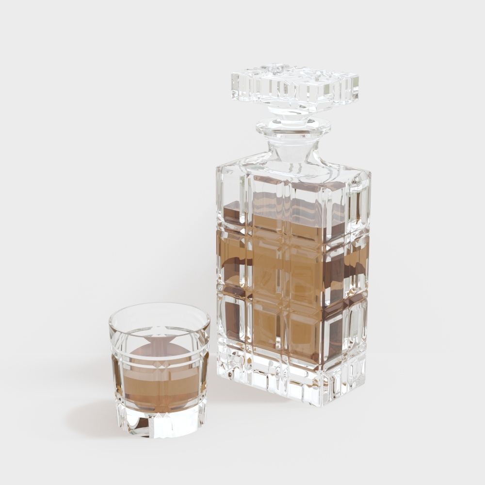 酒瓶及酒杯
