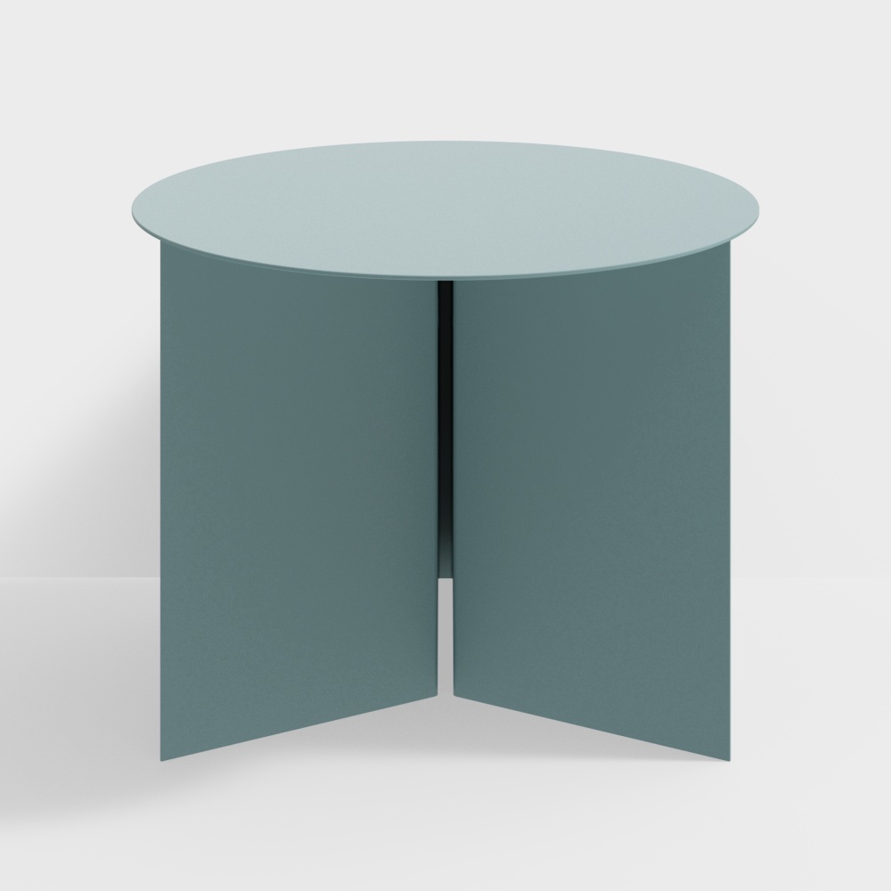 Hay_Slit_Round side table53D模型