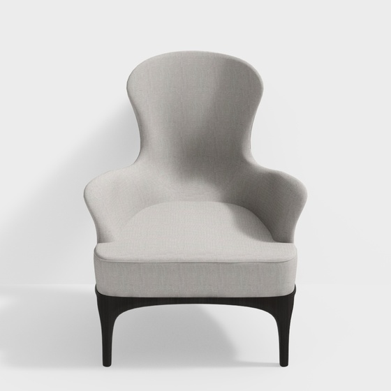 Flexform Minimalist Modern Single Sofa,Seats & Sofas,Single Sofa,Black