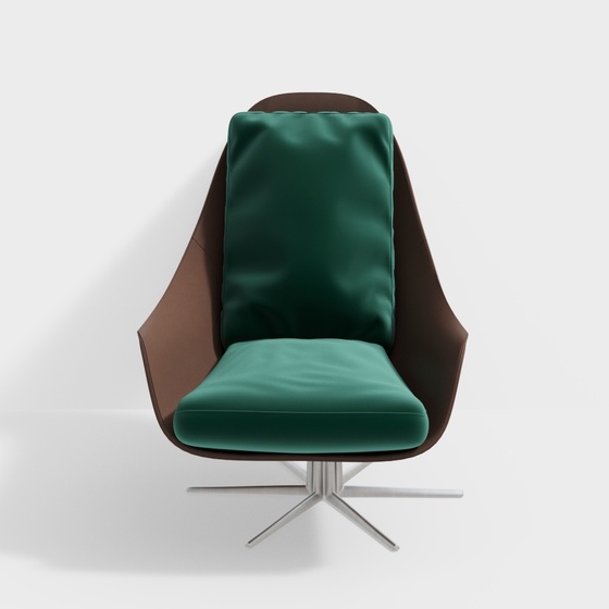Flexform Minimalist Modern Single Sofa,Single Sofa,Seats & Sofas,Green