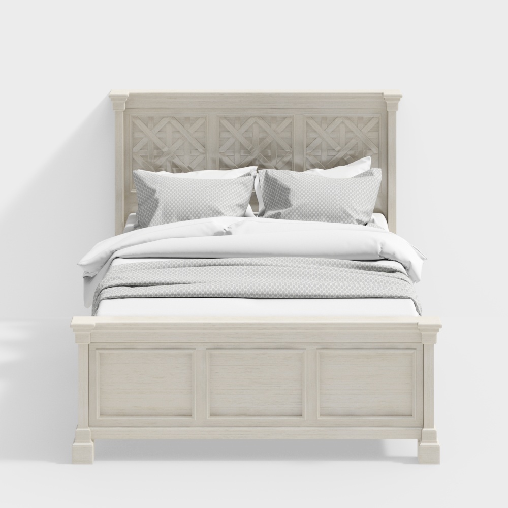 Ashley Bed3D模型