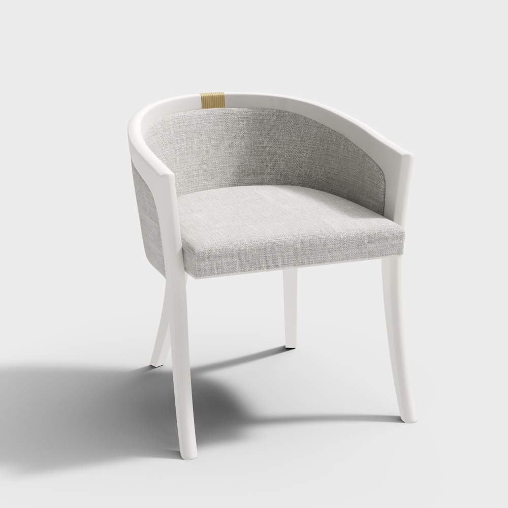 Diana Vanity Chair THOMAS PHEASANT No. 6139C Baker