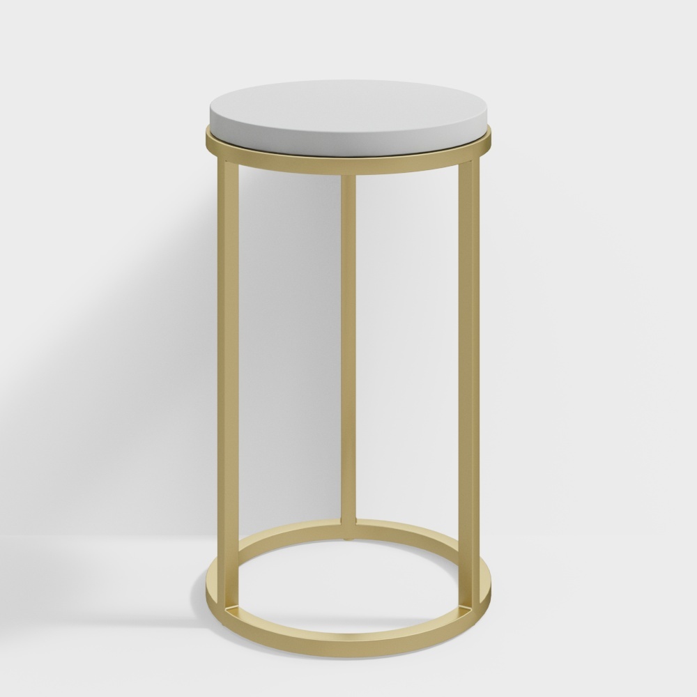 RH NICHOLAS MARBLE ROUND TABLES_Hickory43D模型