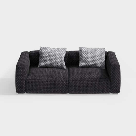 Poliform Modern Art Moderne Loveseats,Seats & Sofas,Loveseats,Black