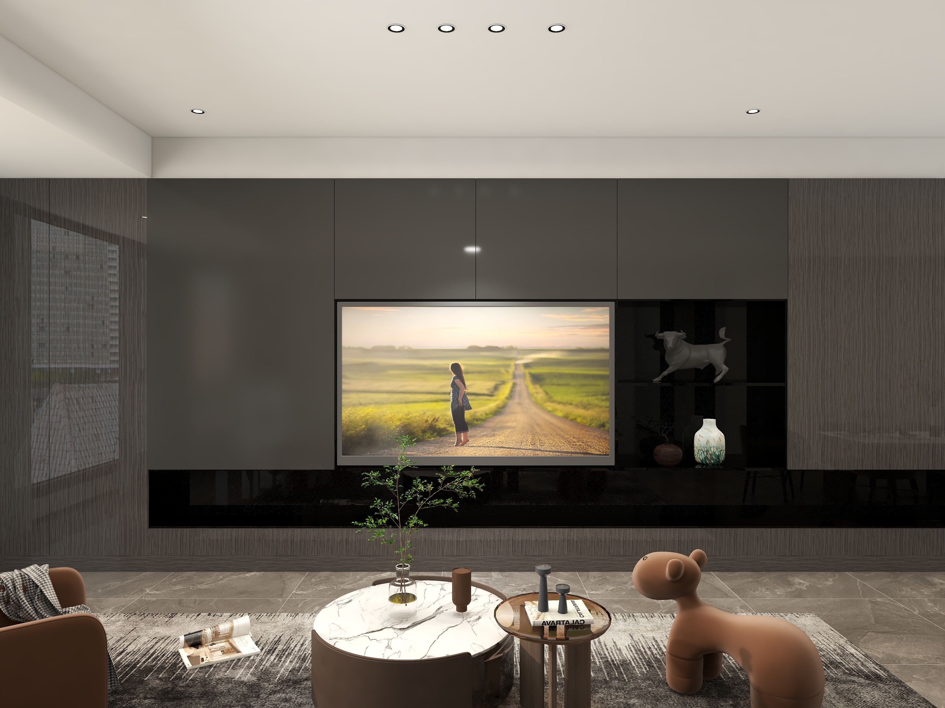 有柒设计-现代风120方-芳华苑-装修设计方案