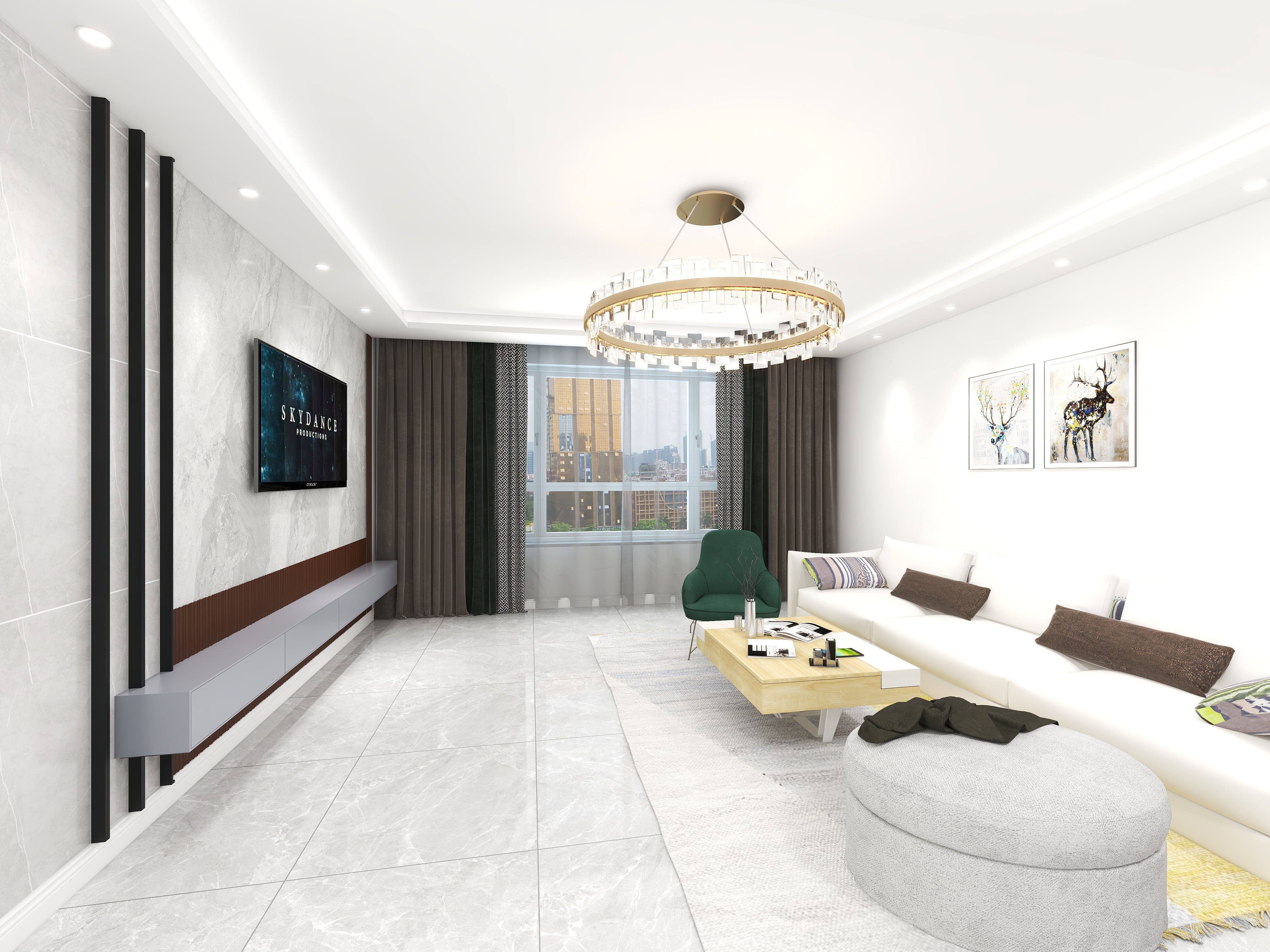 辽阳市起VKpv-尚城郡府85平-装修设计方案