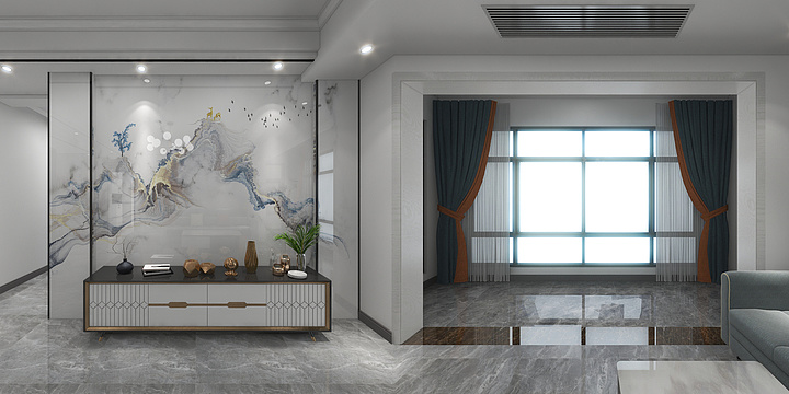 恋舍家园建筑设计@唐森-石门大汉新城6栋1901-装修设计方案