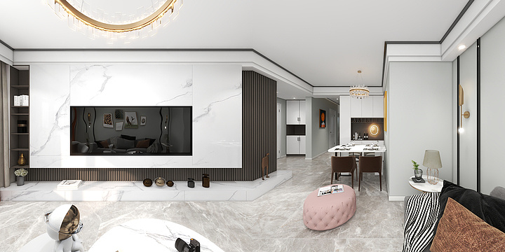 赵卿成-22.3四季花城-波波-现代-装修设计方案