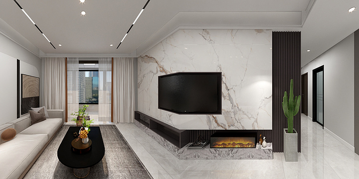 饰季风装饰设计师-海德公馆3号楼西户-装修设计方案