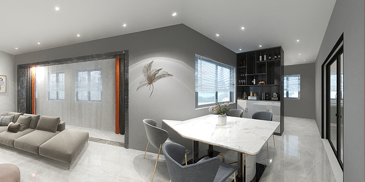 袁蒙-瑞和园89.50㎡B户型3室2厅1卫-装修设计方案