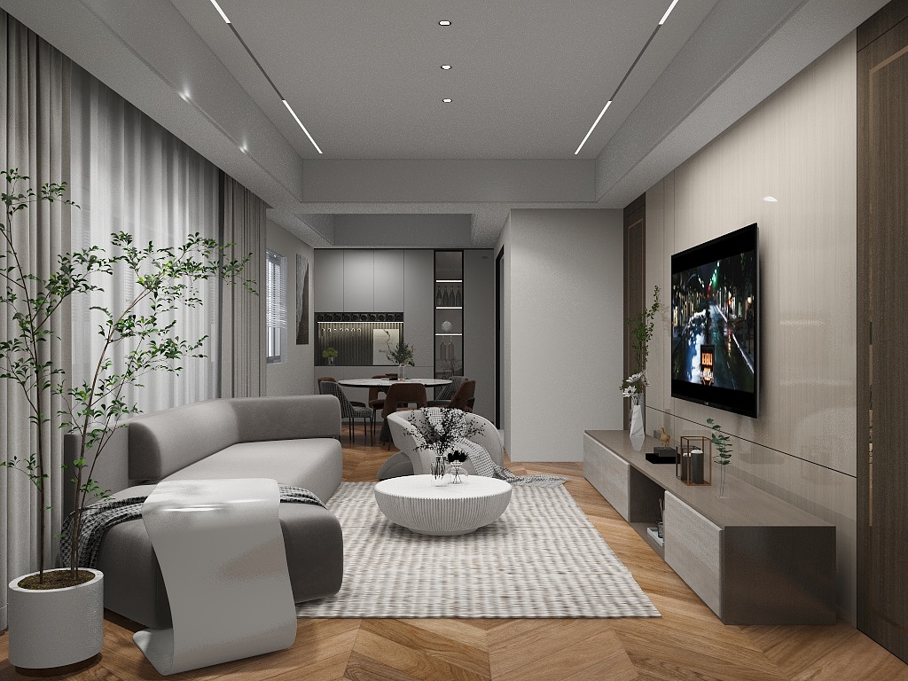 小贤18750766924-瑞和园89.50㎡B户型3室2厅1卫-装修设计方案