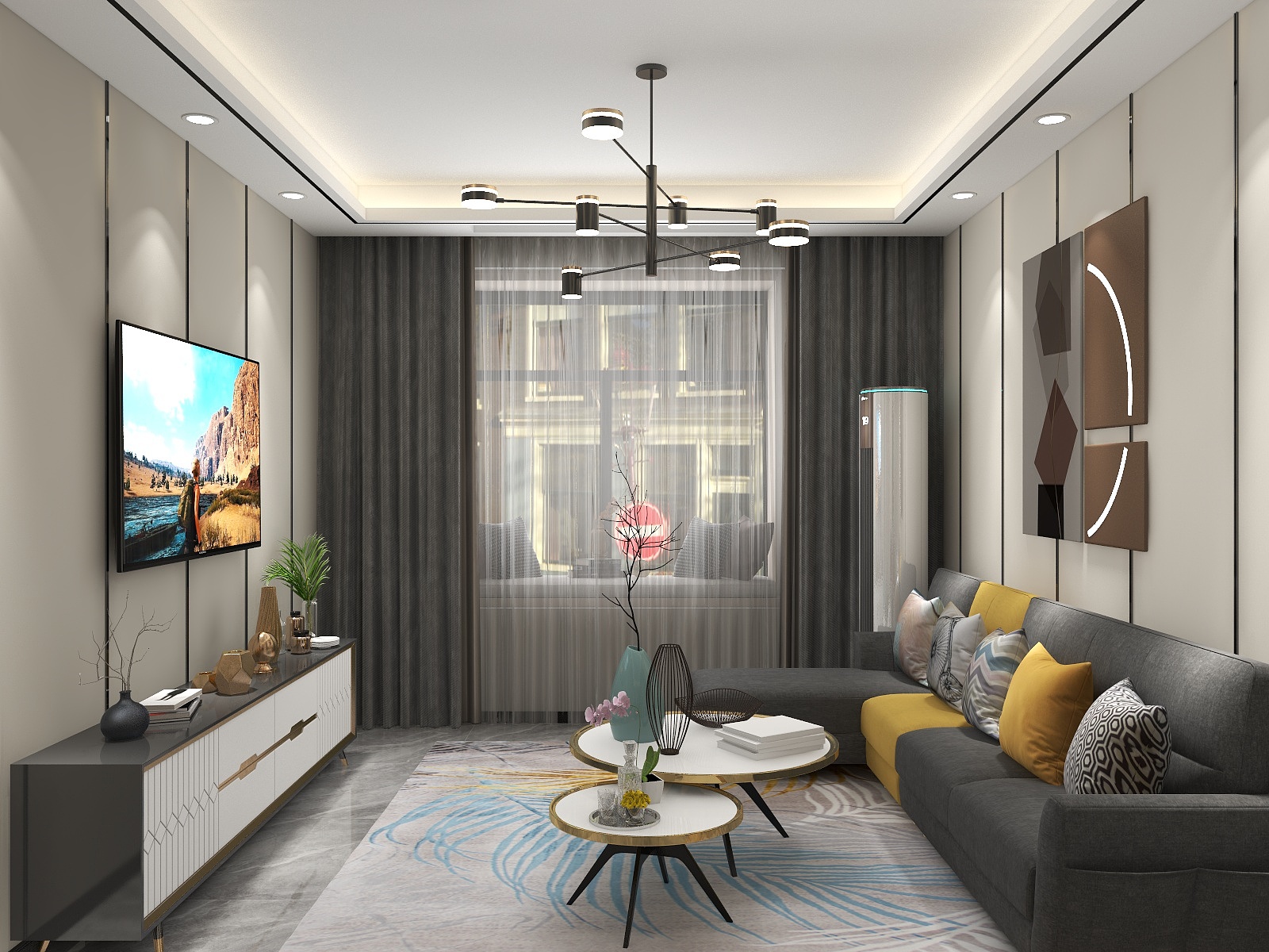 杜保凯-83平轻奢两居-装修设计方案