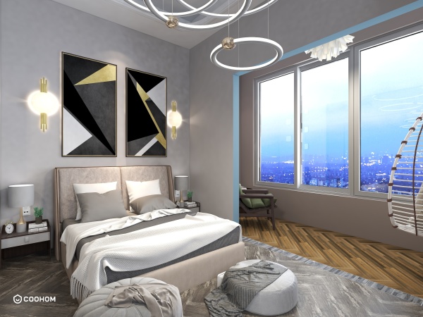 Sara Mohammed的装修设计方案Modern Bedroom 