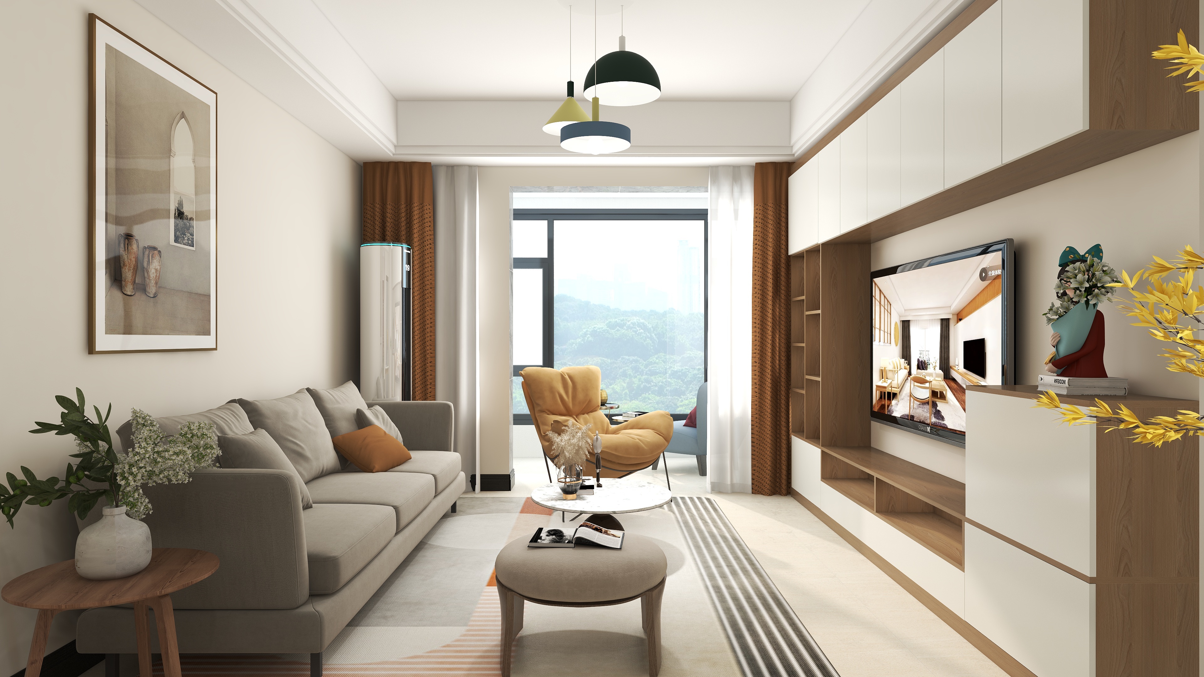 不会画图的明yeIh-荣和公园里装修效果图