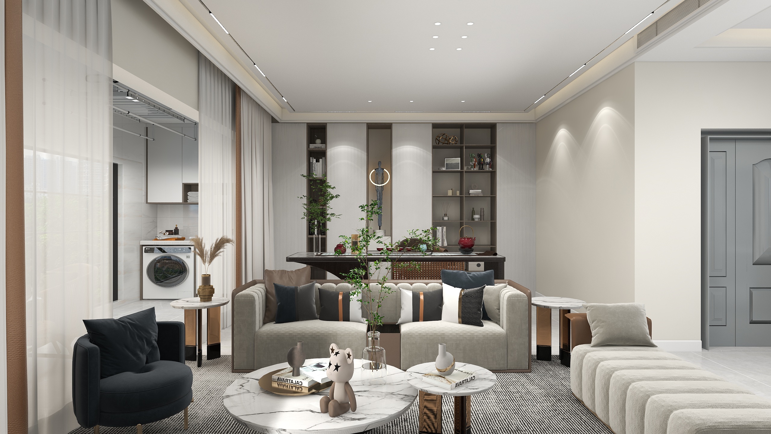 孙久一-棠颂现代风-装修设计方案