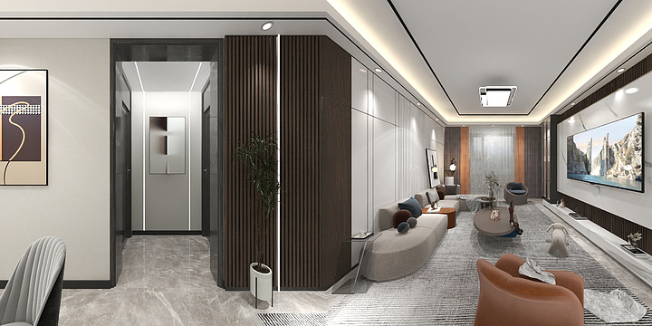 辉煌装饰总公司-御河尚园12-2-502-装修设计方案