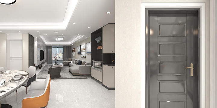 小刘的室内设计方案库-金源华府17号楼1单元-装修设计方案