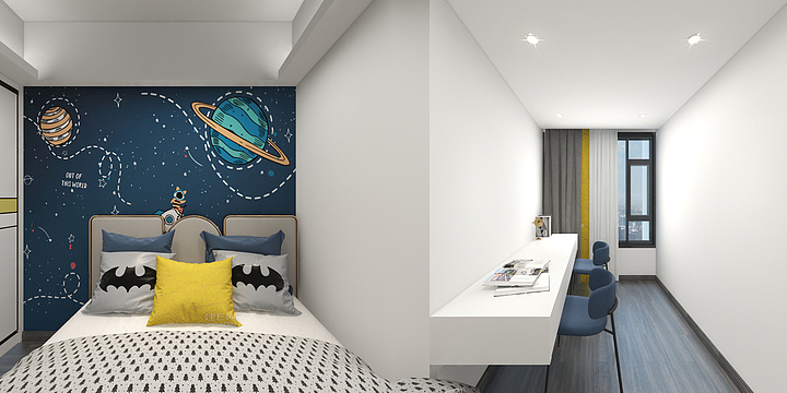 -chanw-室内设计-珠江御景园3栋801房-方案一-装修设计方案