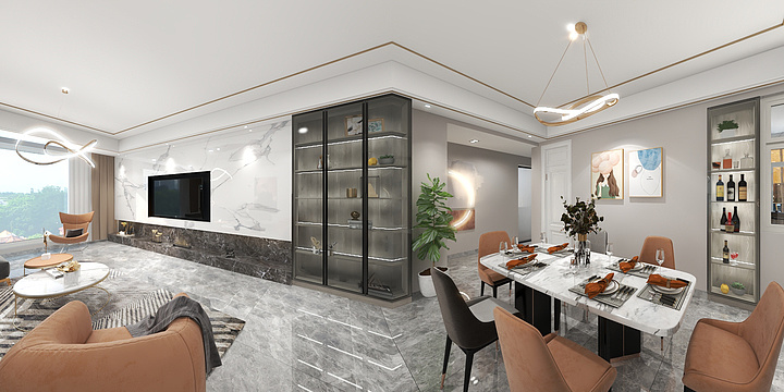 室内全景-锦绣湘江玲姐-副本-装修设计方案