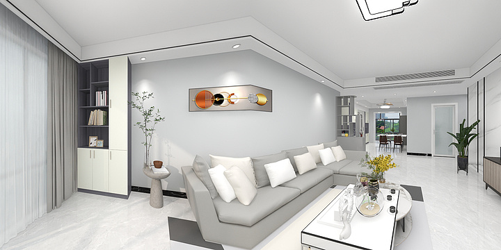 乐双装饰灬-皇冠世纪简约效果图-装修设计方案