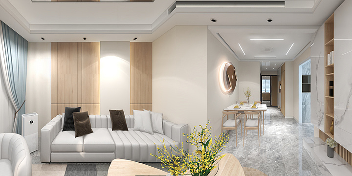 小南tYRk-海上湾鹭居效果图-装修设计方案