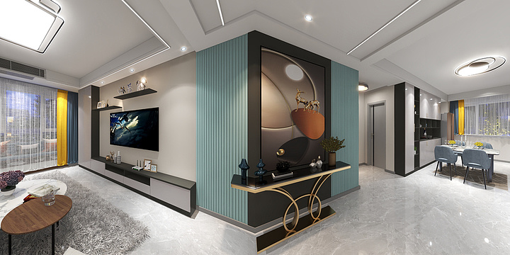 邱方胜-山水倾城-装修设计方案