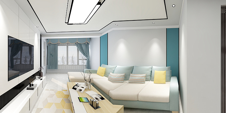 银达设计-黄岗小区2楼.dwg-装修设计方案