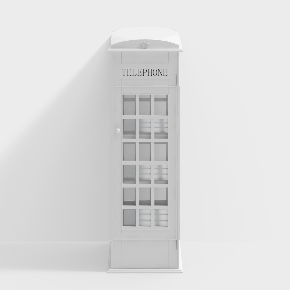 Bibliothèque pour enfant rétro en forme de cabine téléphonique Style Angleterre