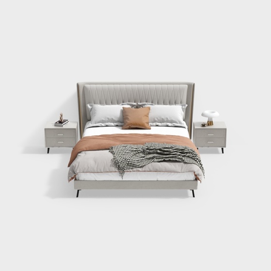 Luxury Bed sets,gray