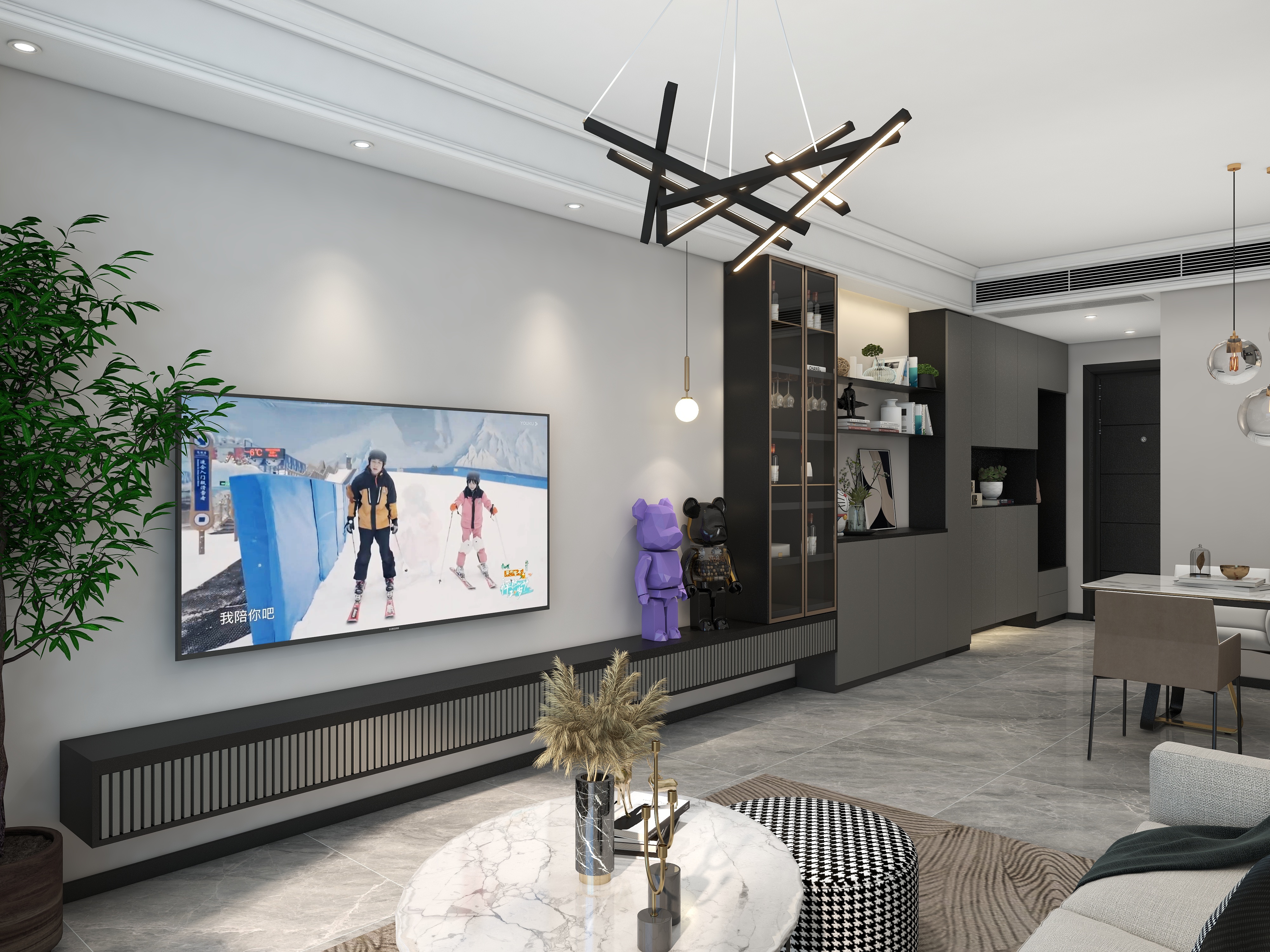 万千花蕊xopI-保利山海大观109m²-装修设计方案