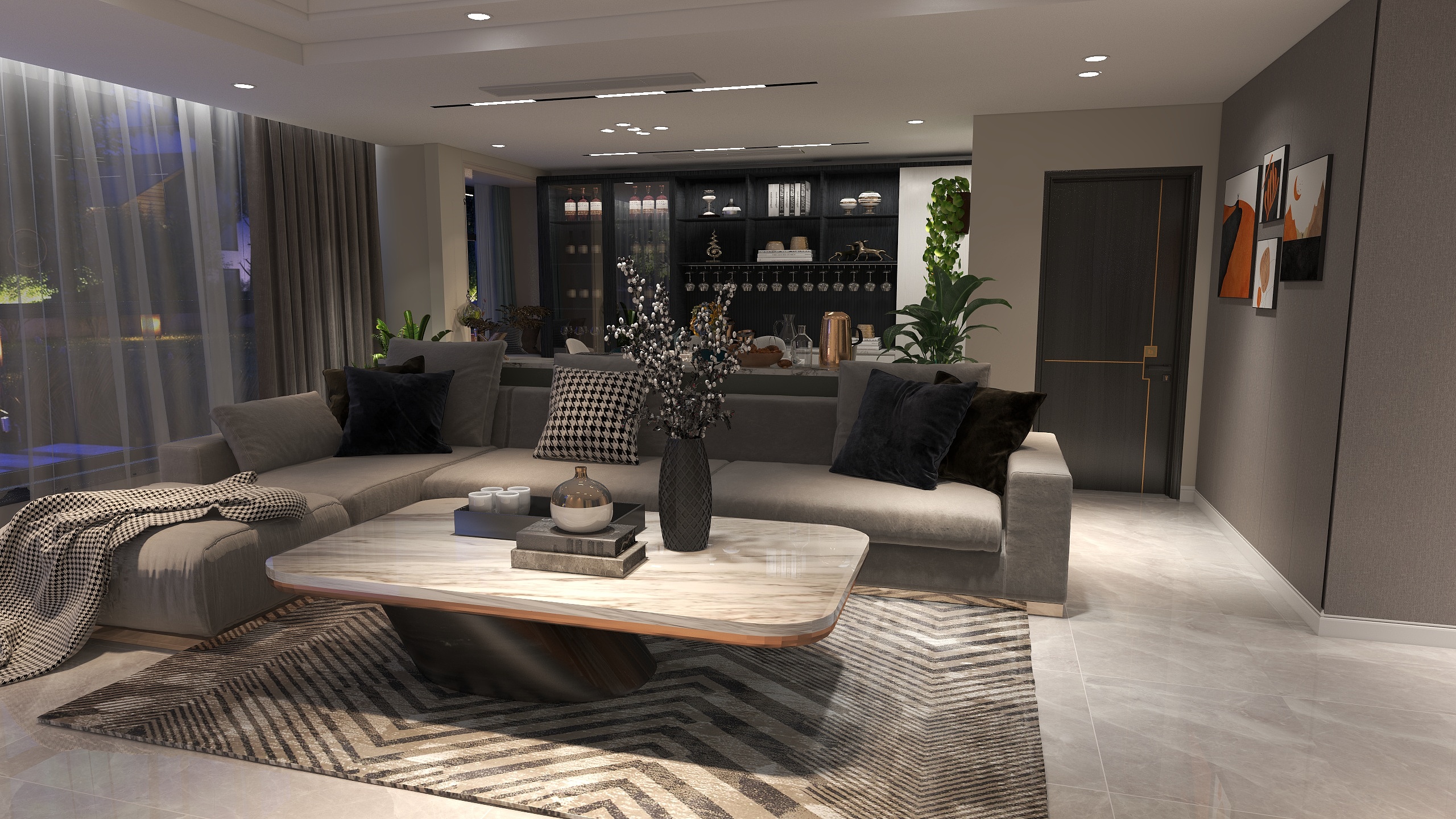 广汉星际空间装饰-万悦城14-1-8-1-装修设计方案