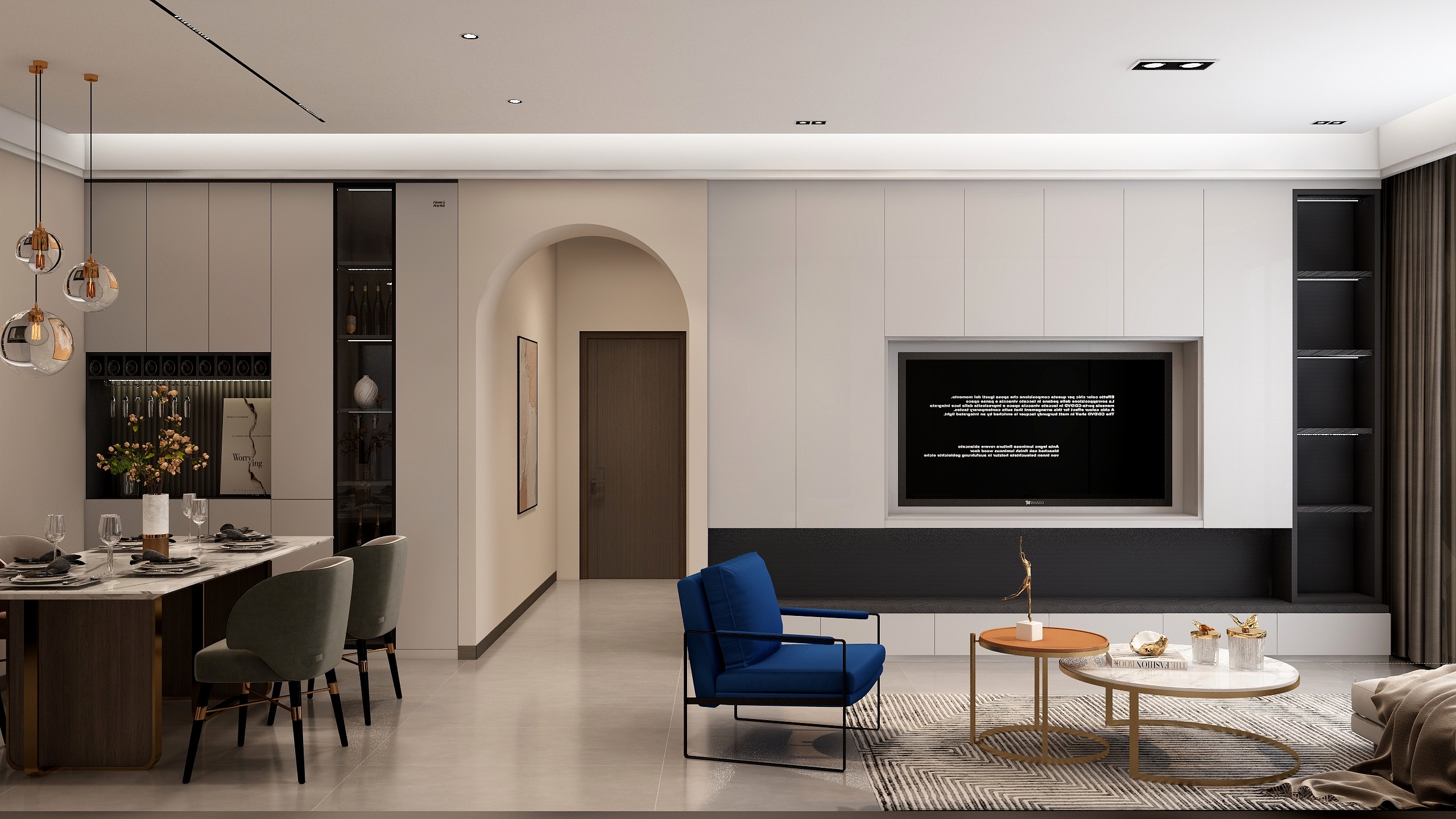 木木的造梦空间-昌瑞绿洲——黑白灰+奶咖-装修设计方案