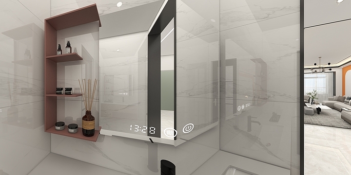 裕树明珠集成墙板PT-x-新中式三居室-装修设计方案