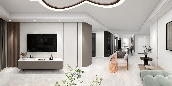 1段浩荡1-古城 - 副本.dwg-装修设计方案