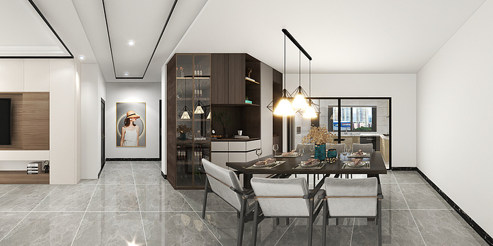 岳山林语-户型图.dwg-装修设计方案