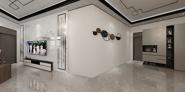 LlXw爱梦-张老客厅-装修设计方案