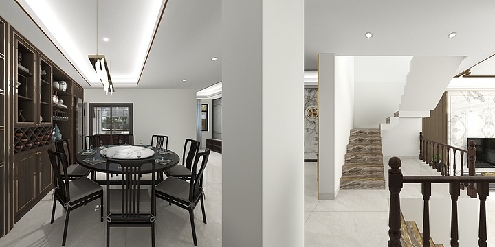 万藏于心不表于情-深圳智龙别墅-装修设计方案