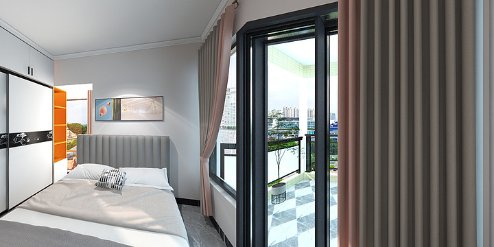 采购之家装饰-旭日翠澜园1栋03户型精装效果图-装修设计方案