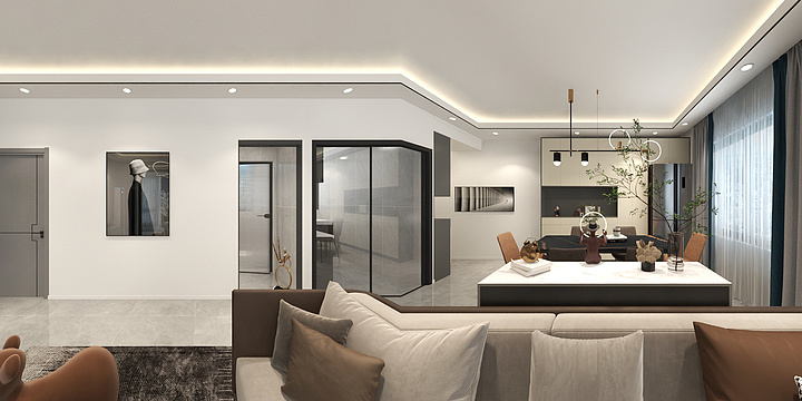 招锦绣-篁胜新城17栋1705-方案-装修设计方案