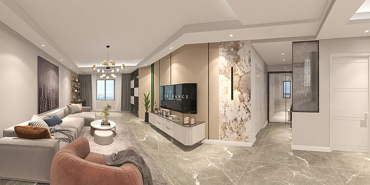 刘占峰-中泰雅居二期128户型-装修设计方案