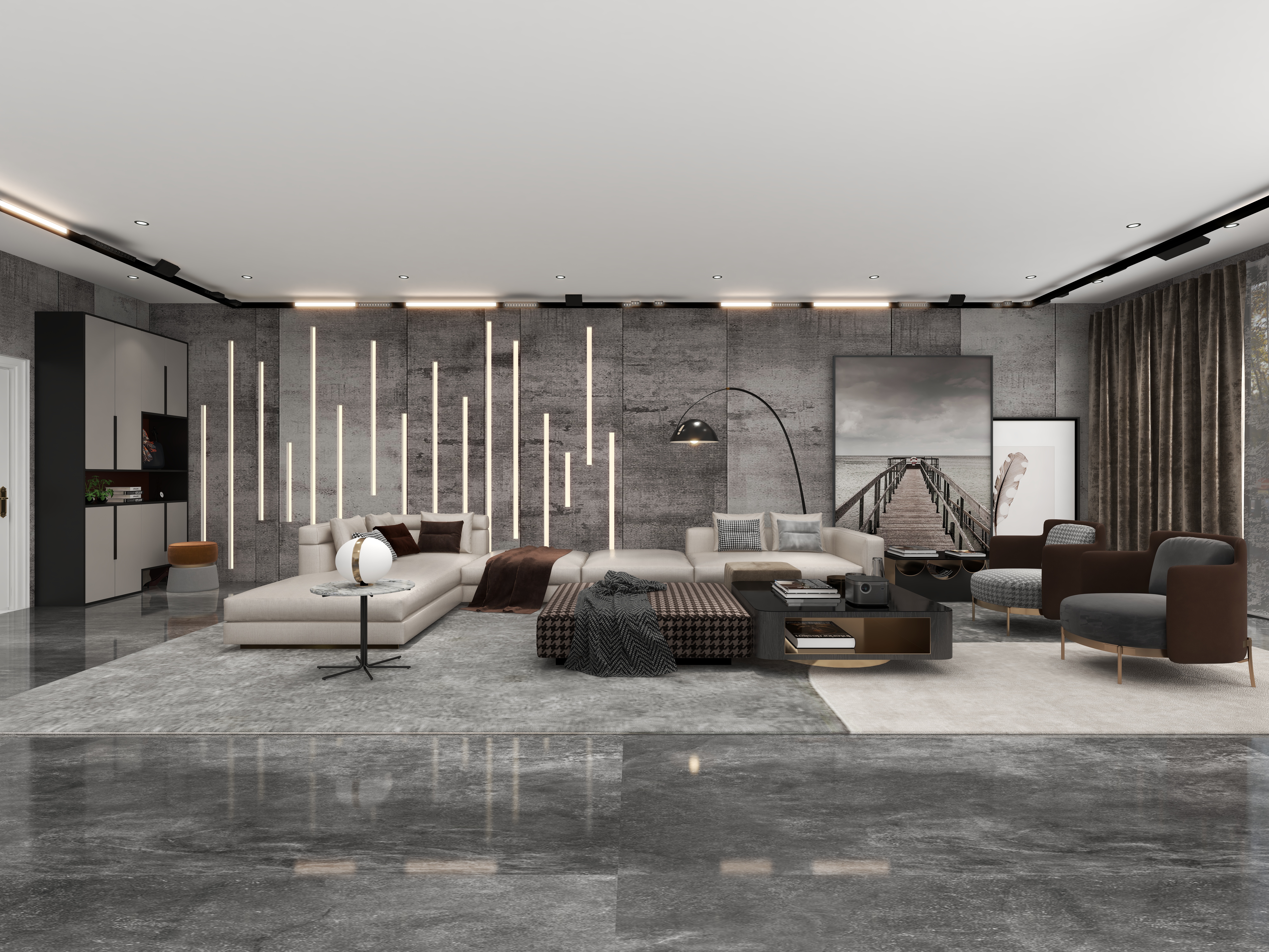 RS设计-个性混搭工业风格-装修设计方案