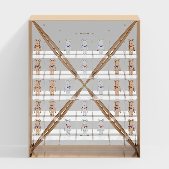 Scandinavian Rack,Shelves,wood color