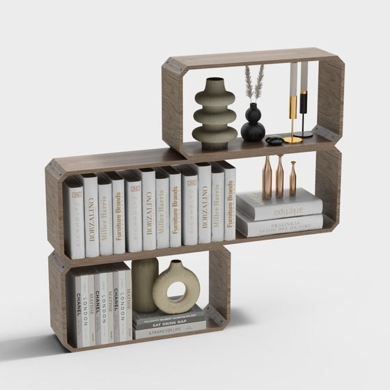 Scandinavian Bookcases,brown