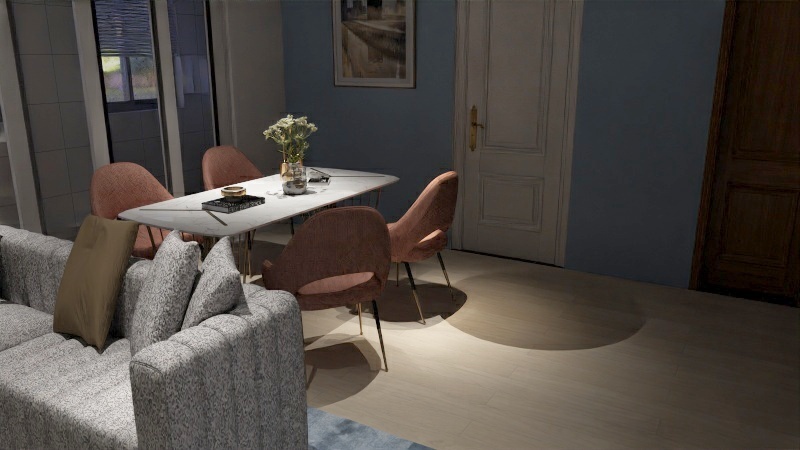 秋天.-瑞和园89.50㎡B户型3室2厅1卫-装修设计方案