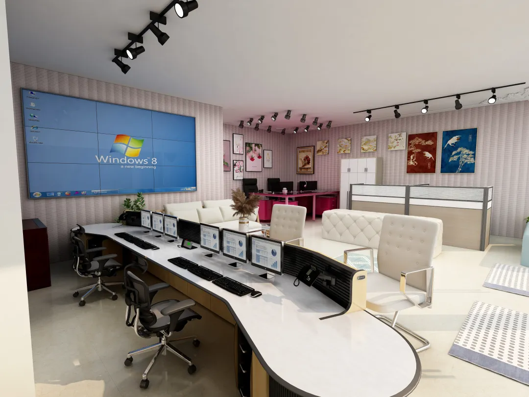 3D-ASIA-DESIGN的装修设计方案:Office model luxuries