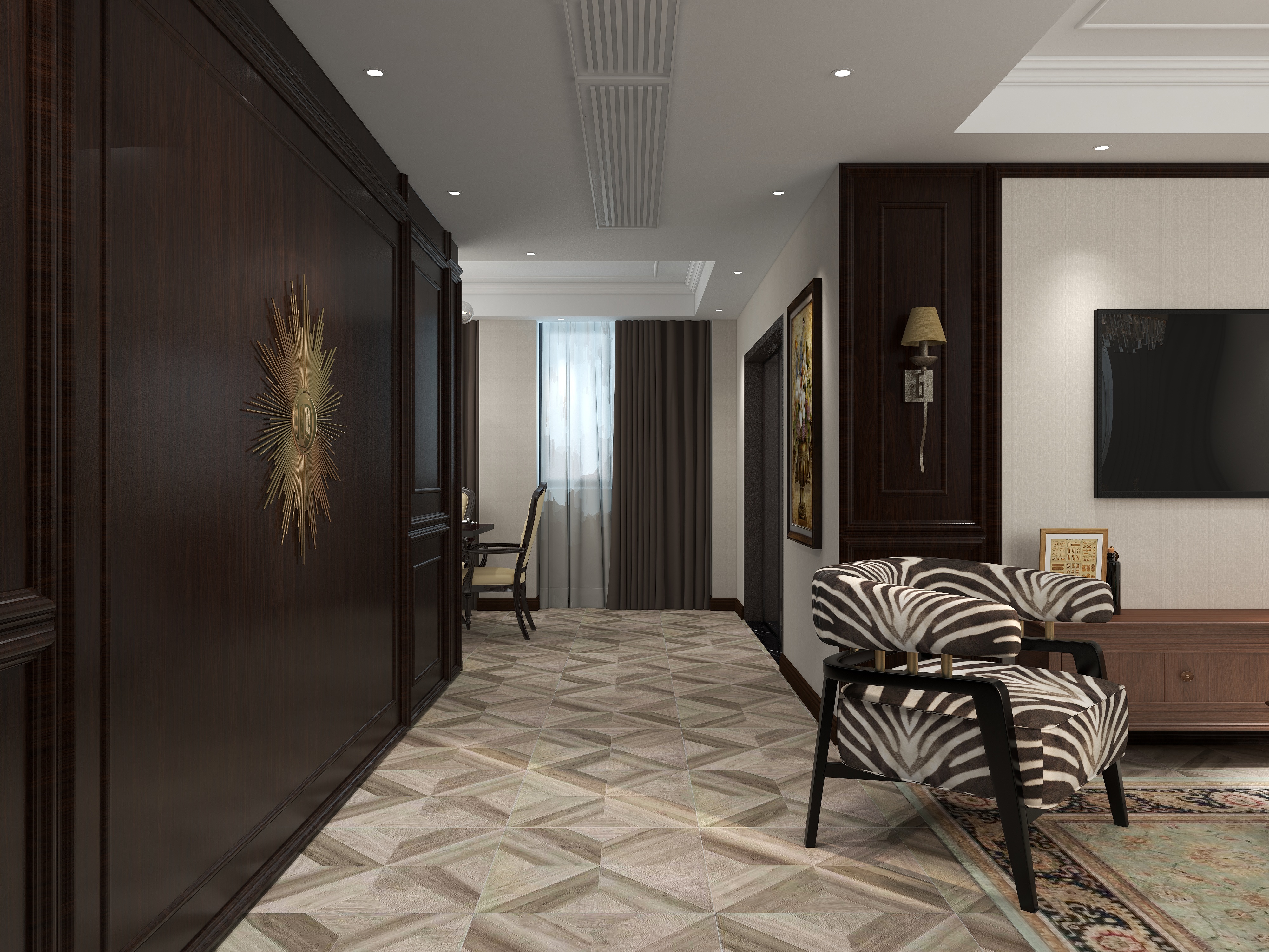 137****9601pRYE-紫兰苑 | 150方 | 古典美式-装修设计方案