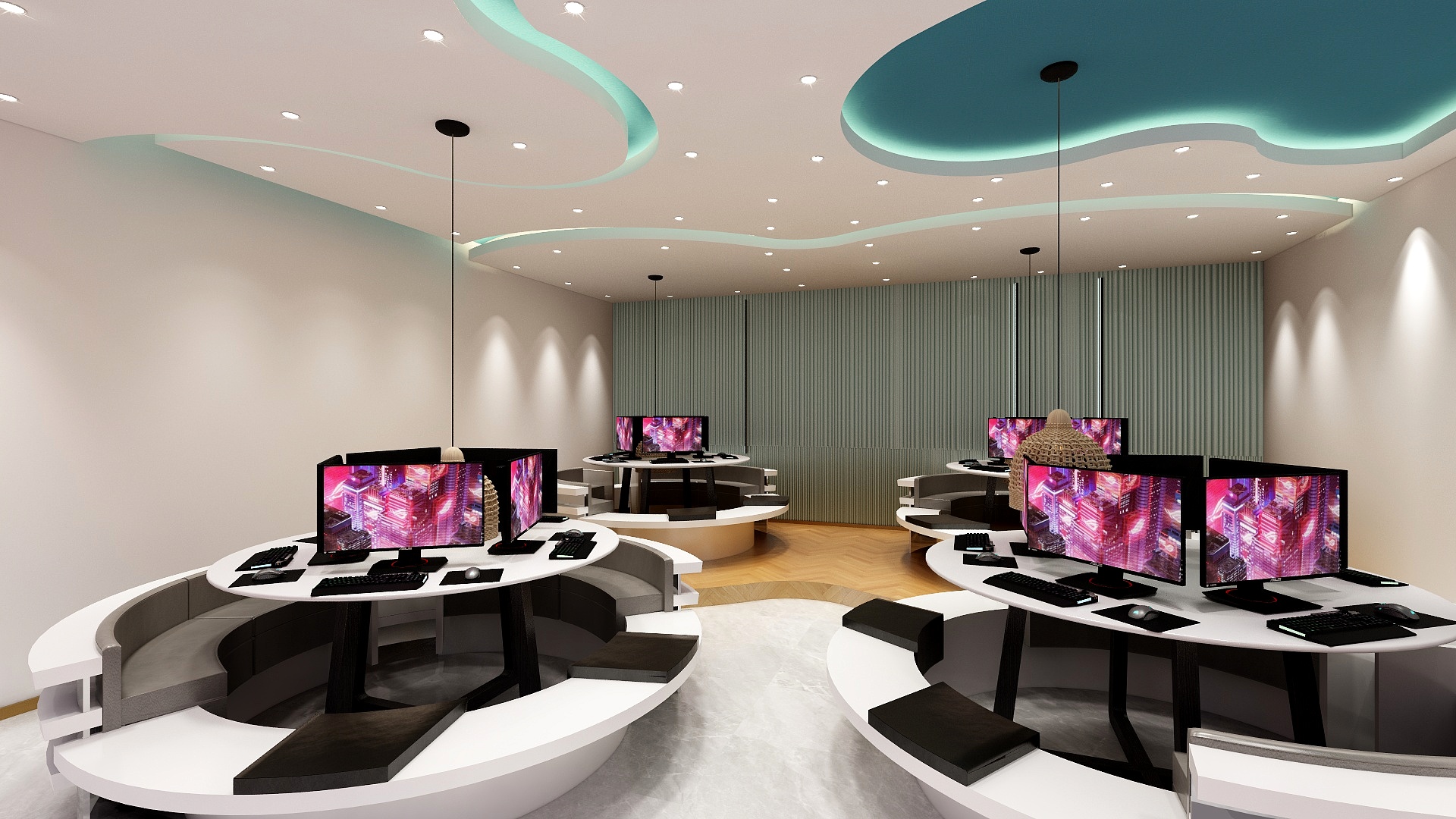 李佩君-电子阅览室4.dwg-装修设计方案