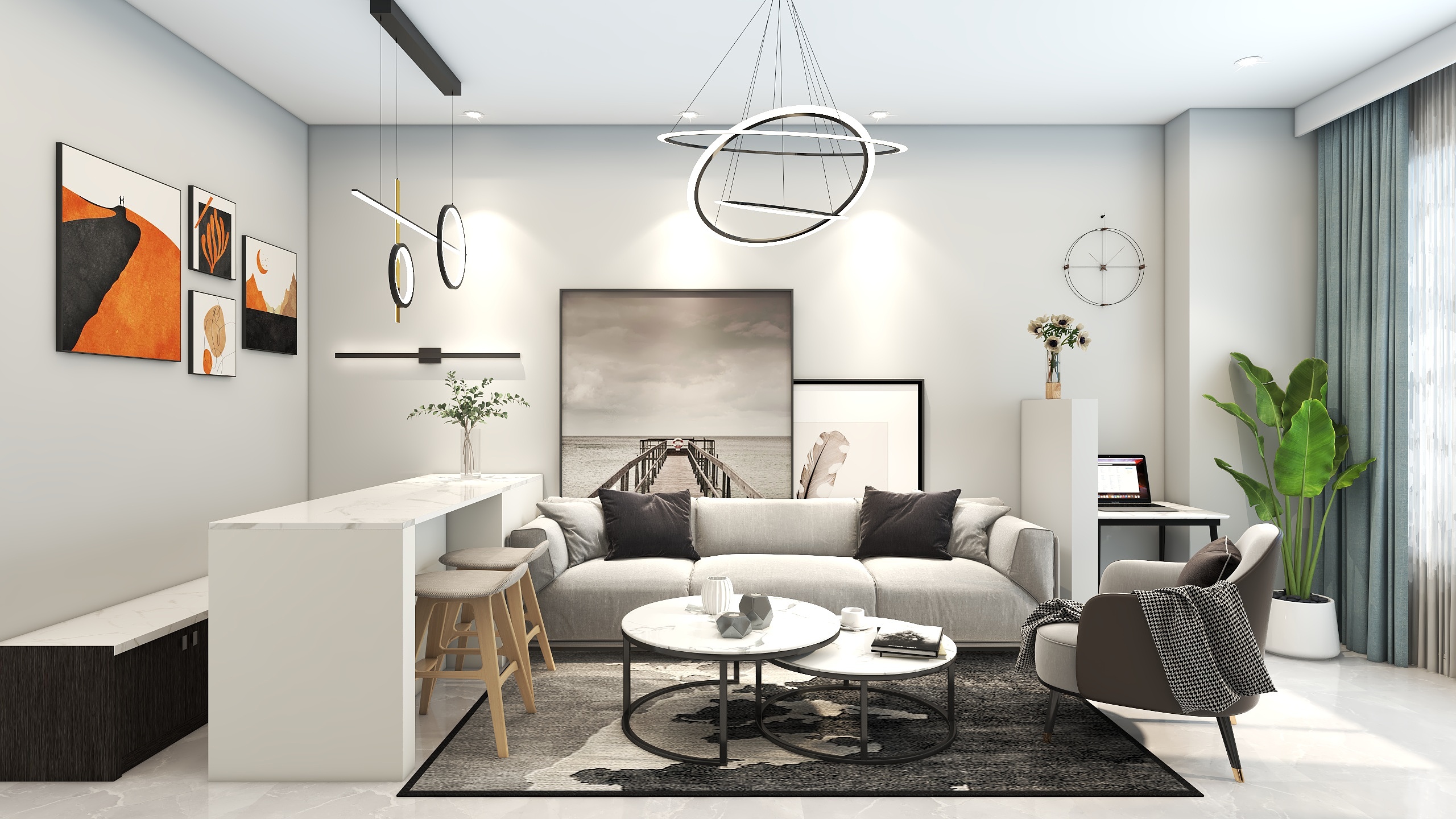 看不见的遮掩雾-和裕欧景套二-装修设计方案