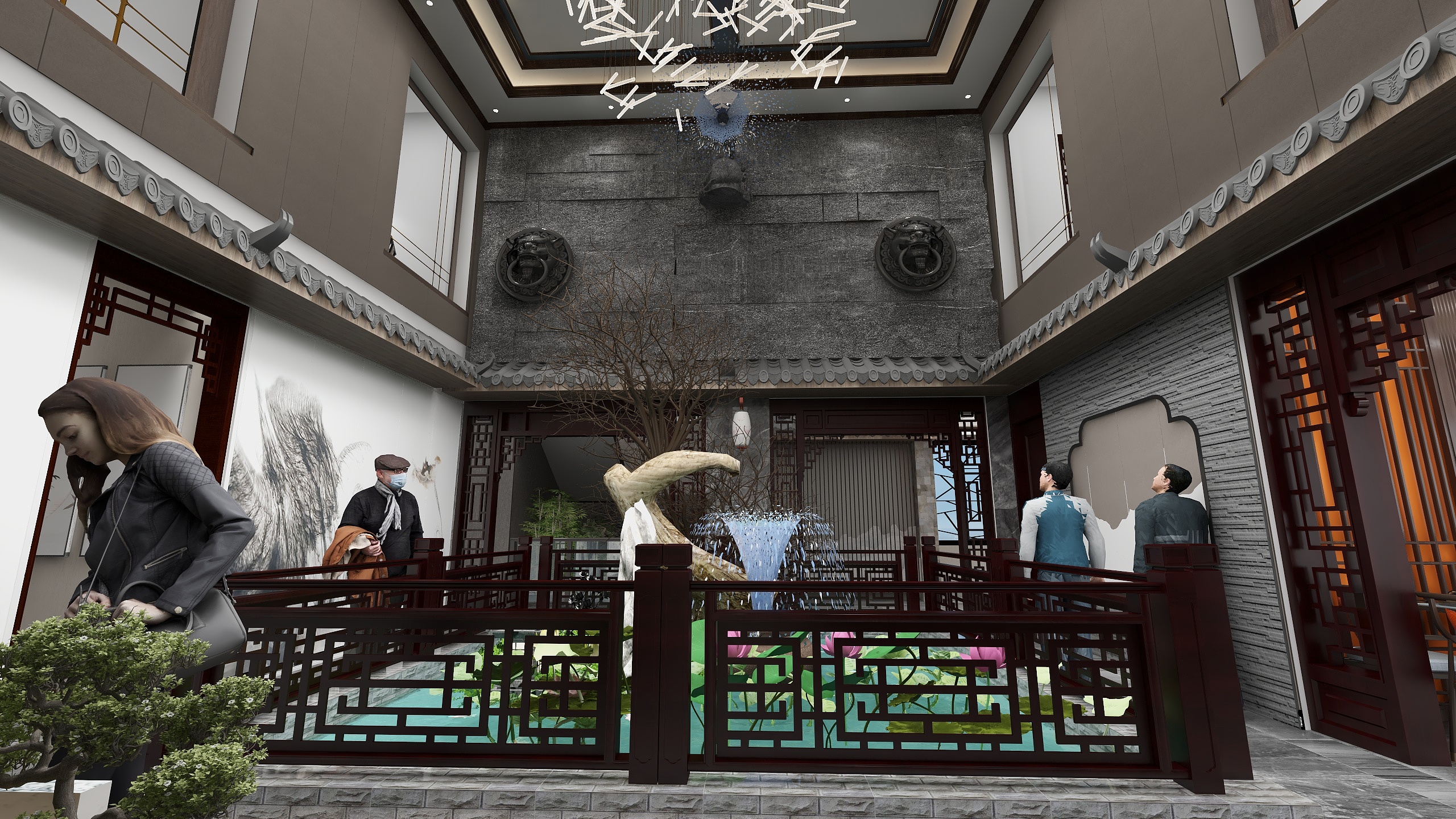 郭有道设计工作室-沙海酒店-600平-装修设计方案